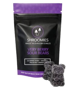 Shroomies very berry sour bears