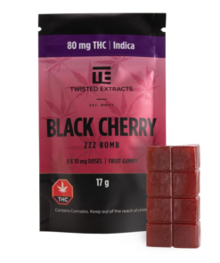 Twisted Extracts Indica Black Cherry Jelly Bomb clipped rev