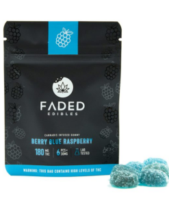 Faded Edibles Berry Blue Raspberry 180mg 2