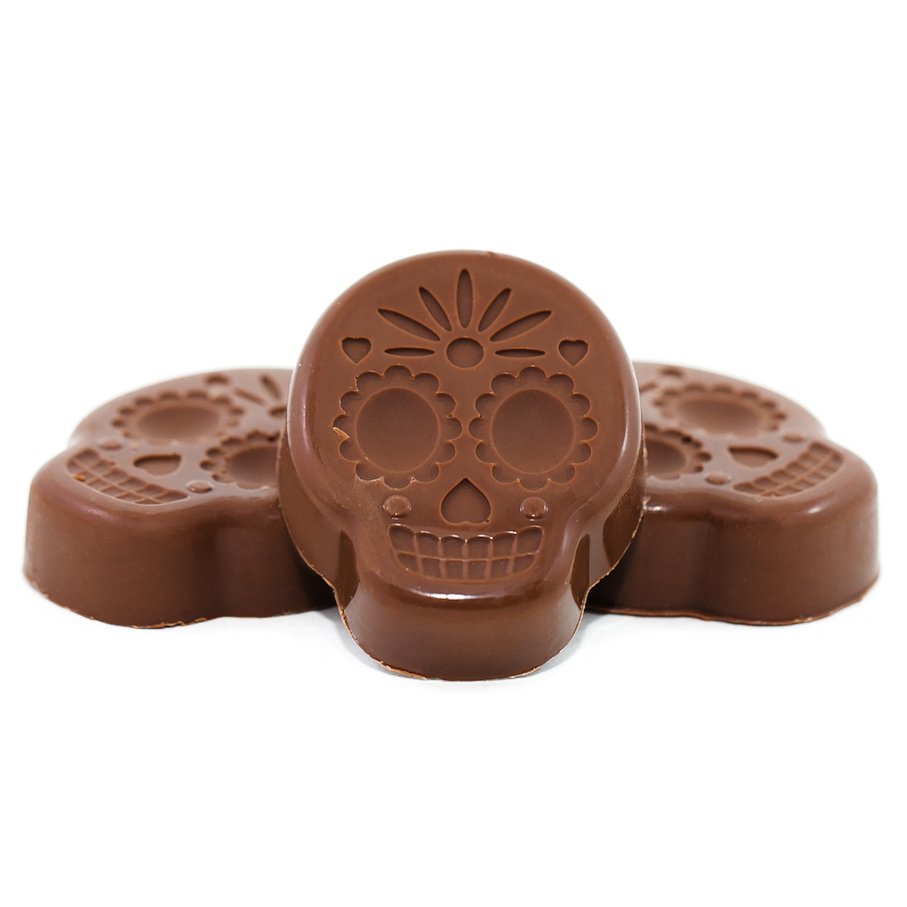 skull chocolates