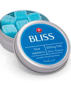 Bliss Edibles Blue Raspberry pack