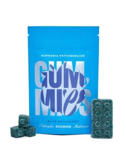 Euphoria Psychedelics Blue Raspberry Gummies 2