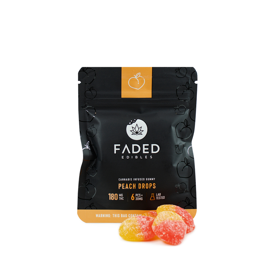 Faded Edibles - Peach Drops