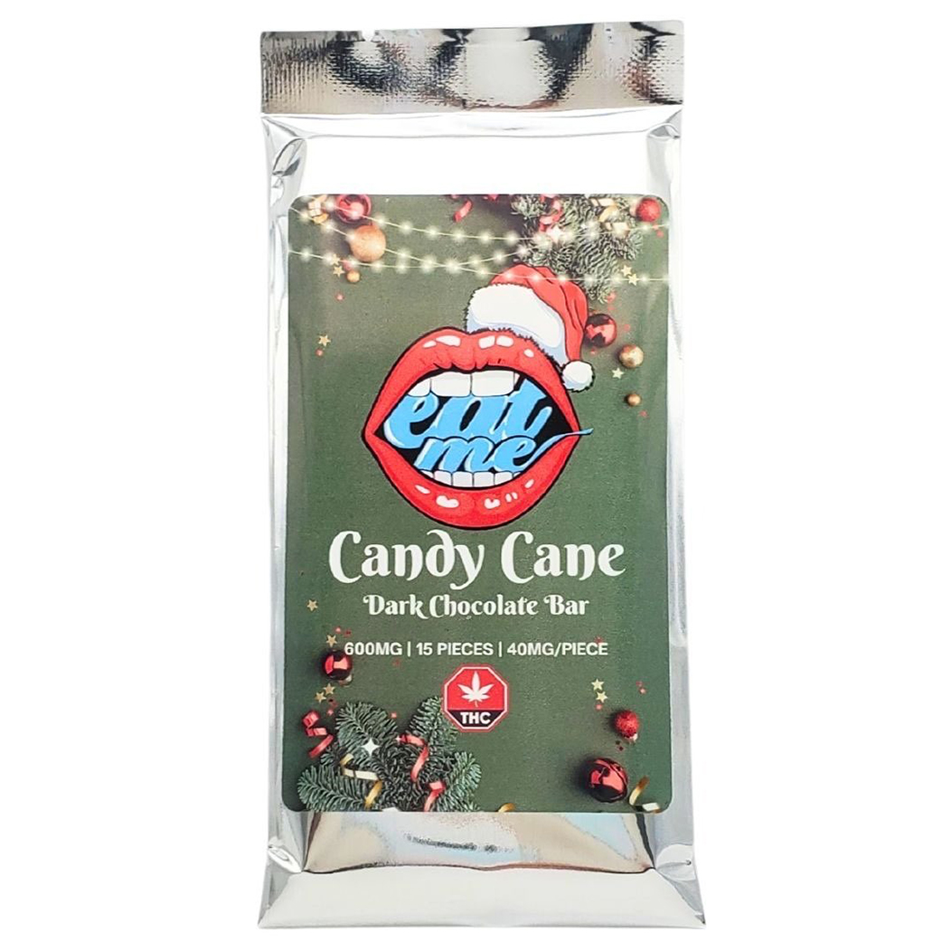 Candy Cane THC Bar - Dark Chocolate