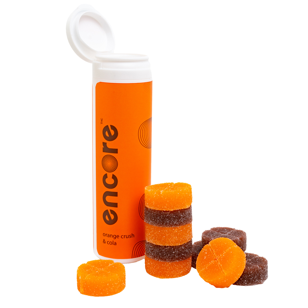 Encore THC Edibles Orange Crush & Cola