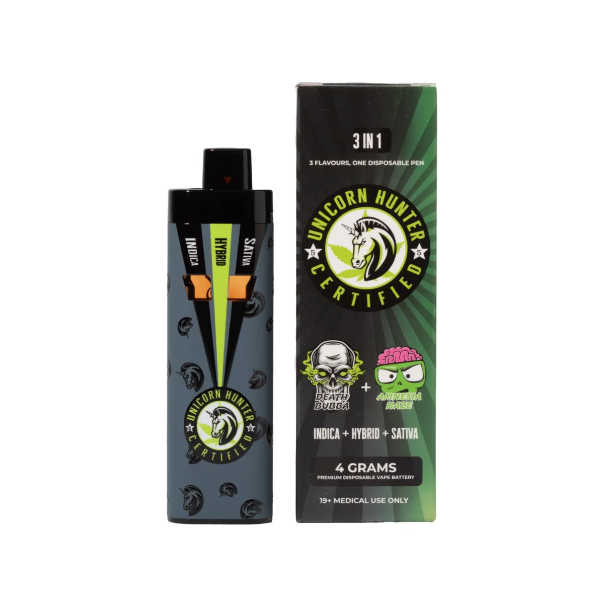 Unicorn Hunter – Triple Chamber Disposable Vape - 3 in 1 - Image 4