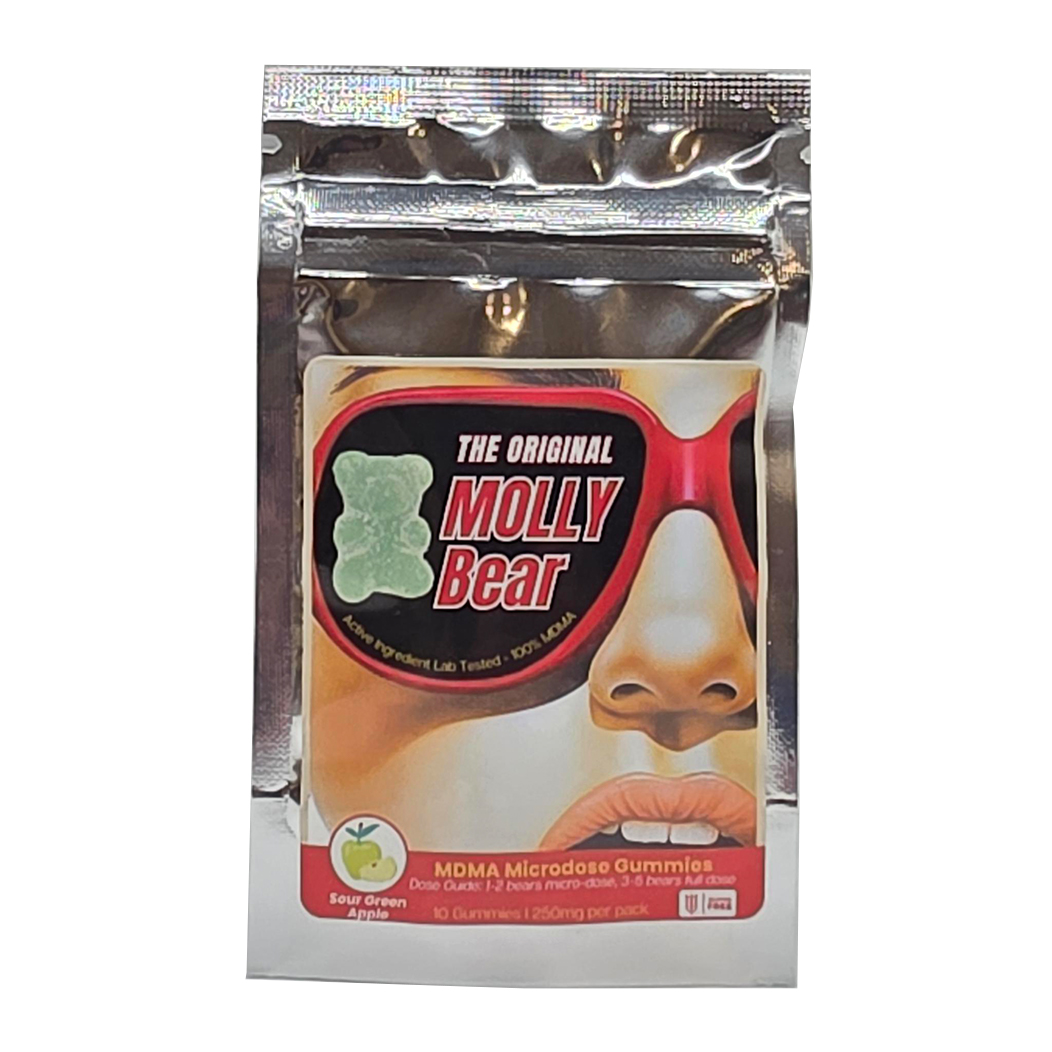 Molly Bear MDMA Gummies - Green Apple